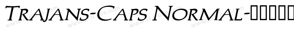 Trajans-Caps Normal字体转换